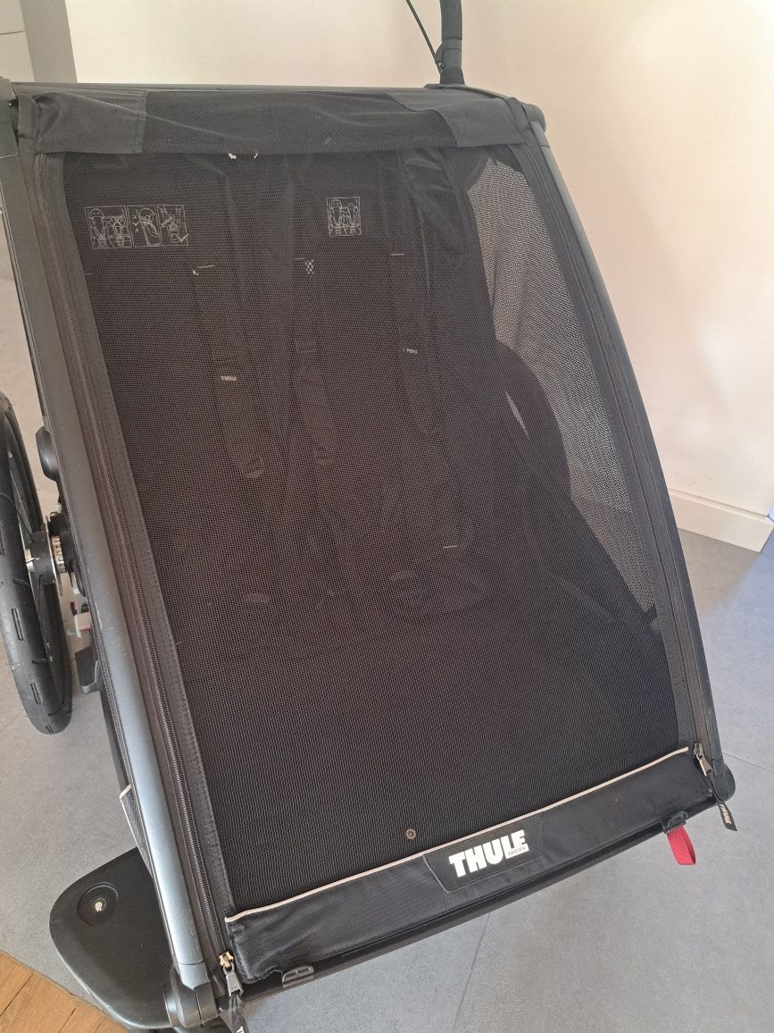 Thule stan idealny chariot sport 2 komplet z kółkiem do joggingu
