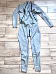 736/ OD RĘKI L Nowy LATEKS CHLOROWANY kombinezon catsuit latex