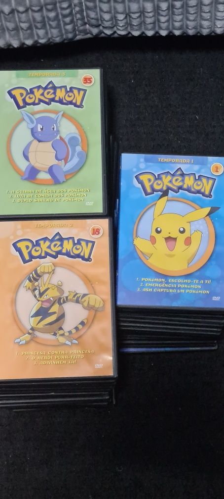 Pokemon Dvd - coleção completa ( temporada 1 e 2) 3 vendida