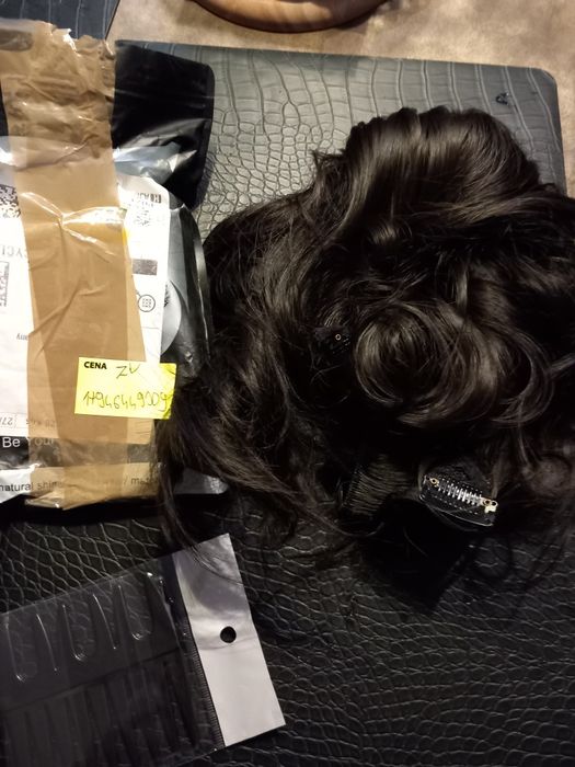 Barsdar Doczepy ciemnobrązowe włosów 6 szt