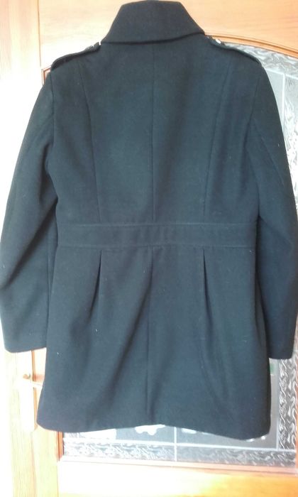 Krótki czarny płaszczyk, XL