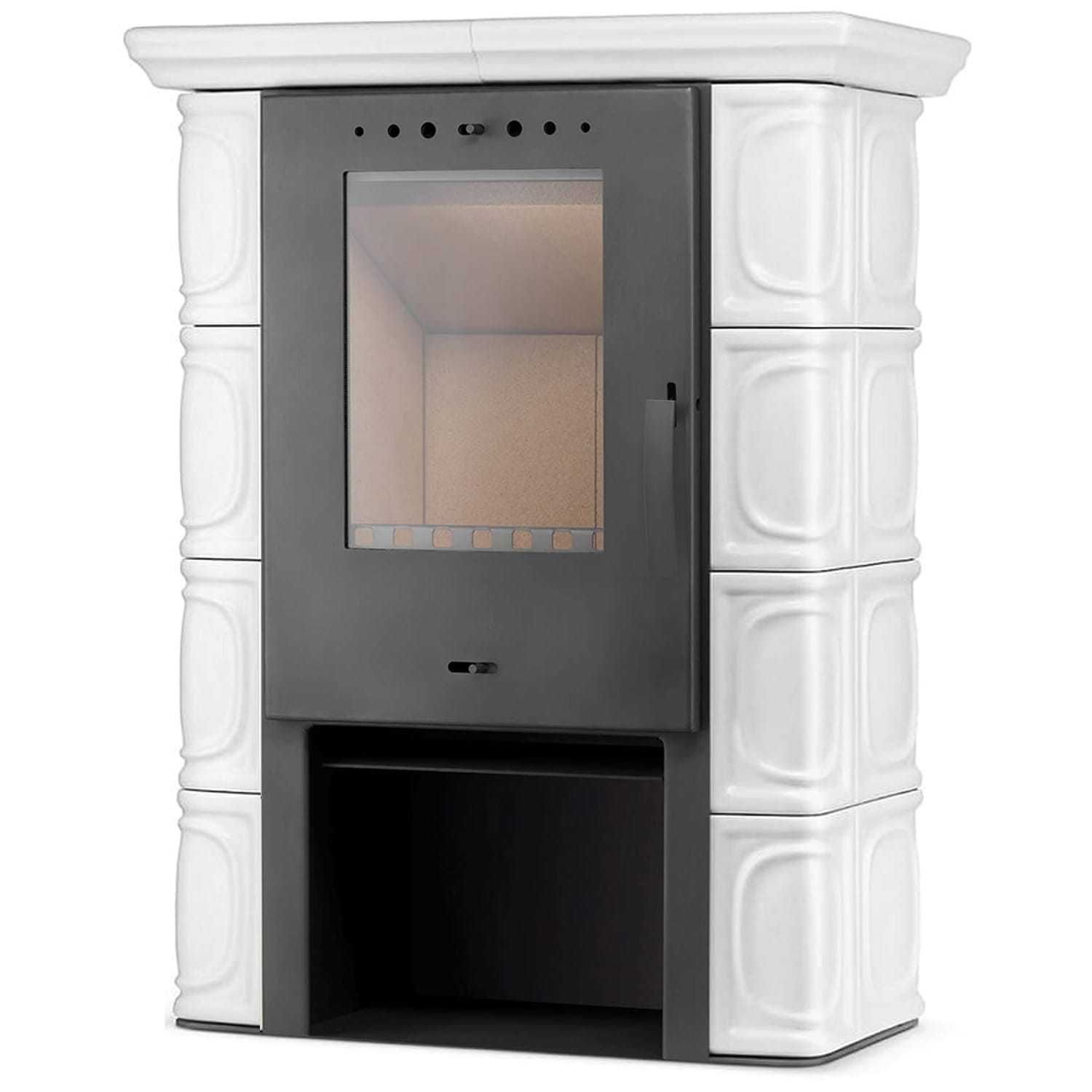 Piec kaflowy koza ELDUR biały ECO Design 2022