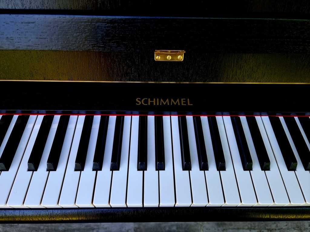 Pianino Schimmel Mod.7 RENNER 1966r CZARNY MAT tylko 135cm szer.