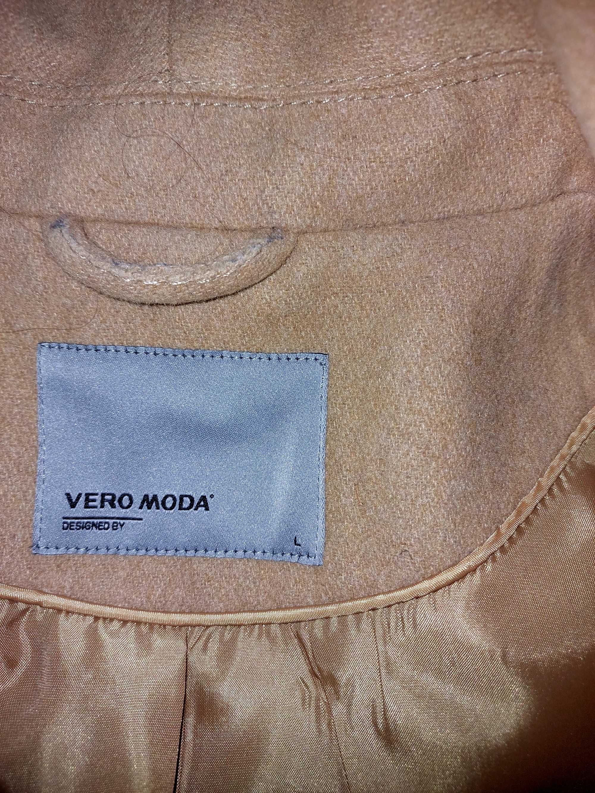 Plaszcz Vero Mode L/XL karmelowy