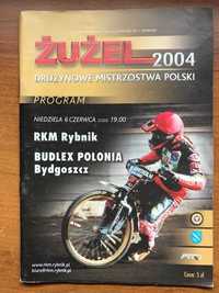 Program żużlowy DMP Row Rybnik - Polonia Bydgoszcz [Rybnik, 2004r.]