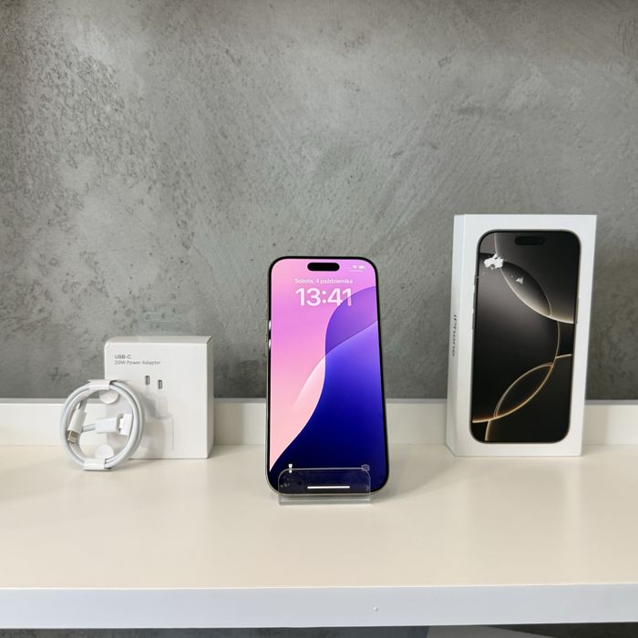 iPhone 16 Pro 128GB | Bateria 100% | Stan bardzo dobry | Gwarancja