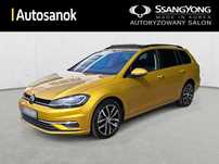 Volkswagen Golf Zadbany \ Highline \ Panorama \ ACC \ 2kpl. Kół \ Piękny Złoty Kolor \