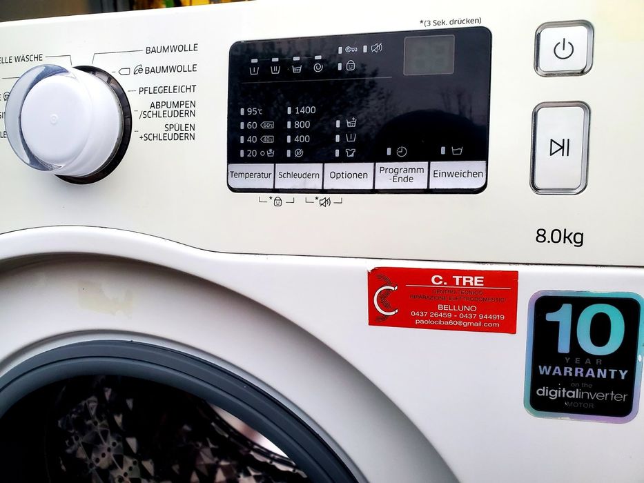 Пральна машина повногабаритна SAMSUNG