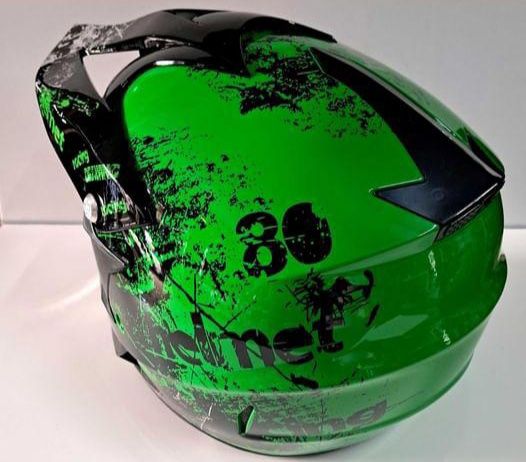 |Коросовий шлем| Мото | зелений