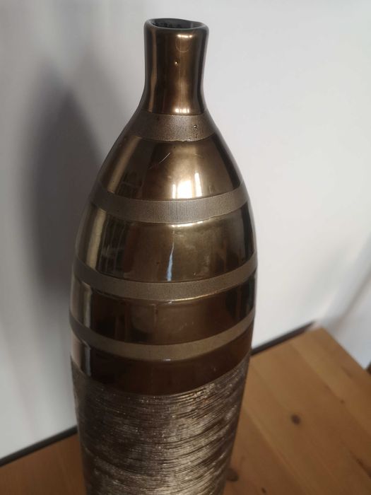 Jarrão caqui em cerâmica Imporcelos decor