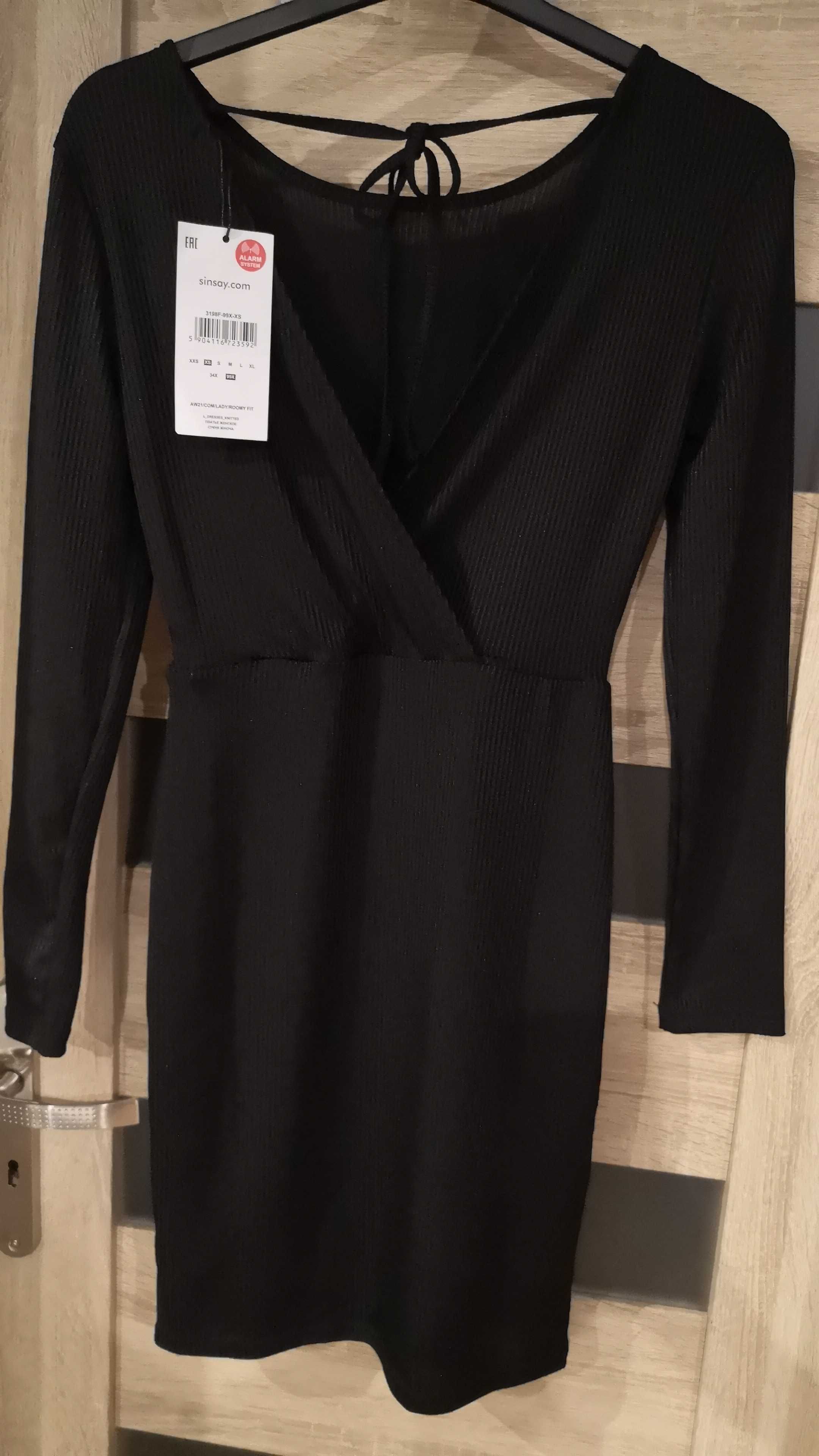 Sukienka Nowa Sinsay r 34 czarna