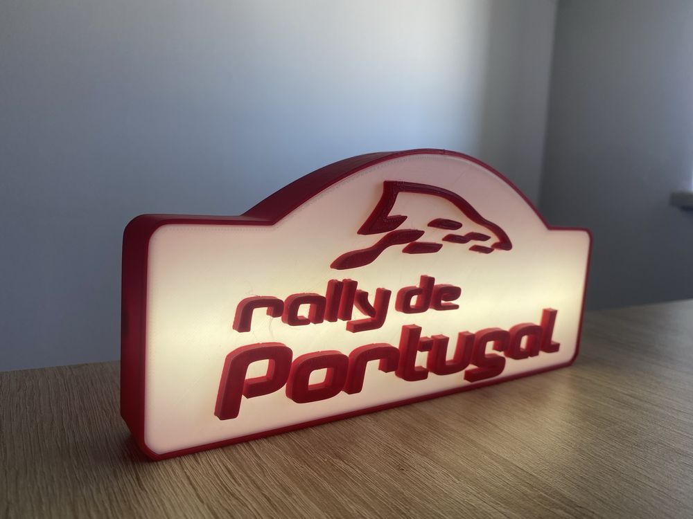 Luminoso vodafone Rally de Portugal wrc