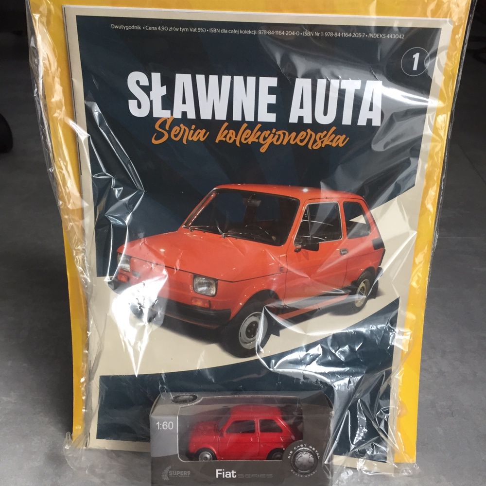 Sławne Auta Fiat 126p welly seria kolekcjonerska nowy model tom 1