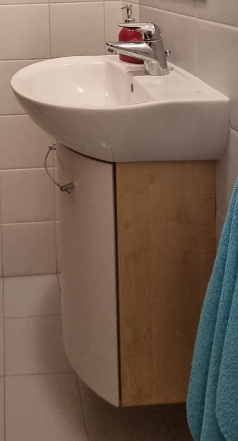 Umywalka z szafką (Koło) i bateria - zestaw
