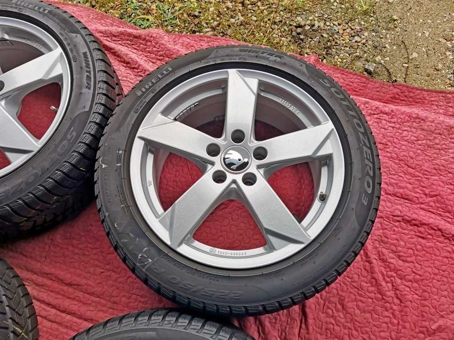 KOŁA zima 17' SKODA YETI KAROQ SUPERB Octavia ET38 - 5x112 - 225/50/17
