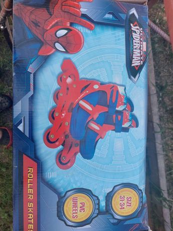 Дитячі роздвижні ролики spider-man.