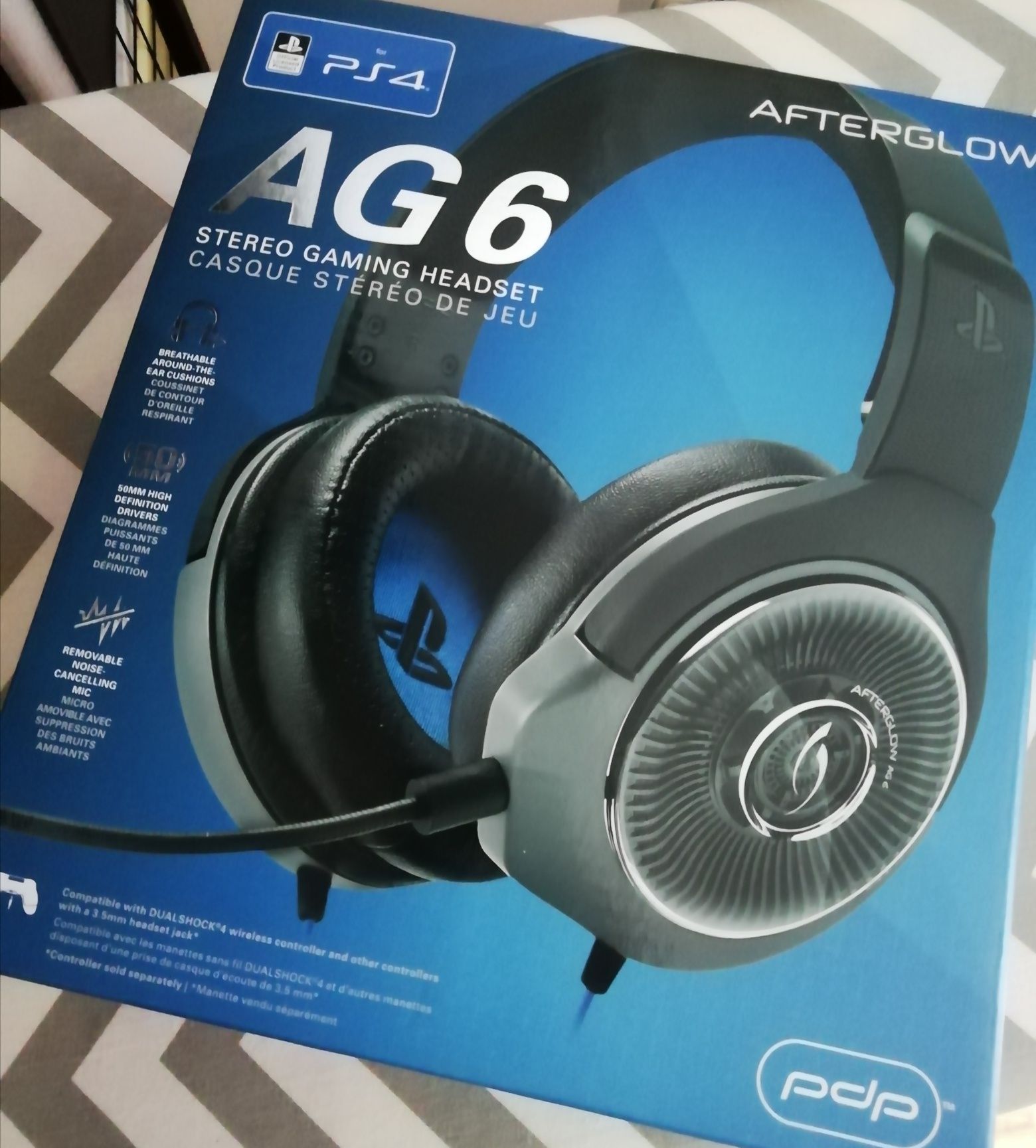 Headphones Ag6 afterglow Para Playstation 4 (Novos) (troca)