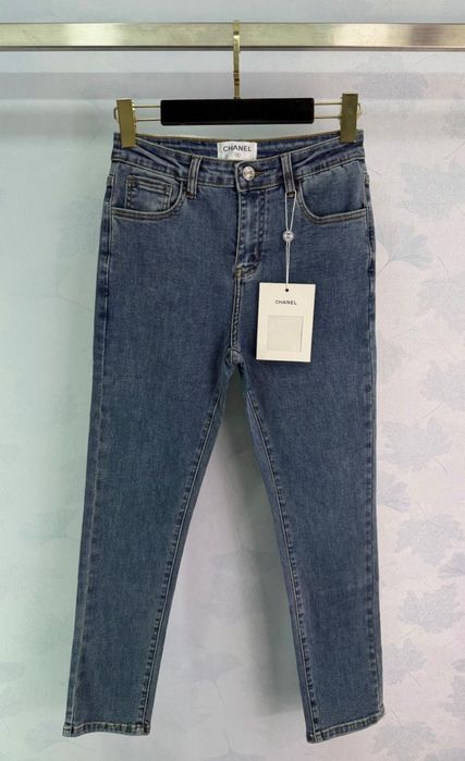 Spodnie jeansy Chanel