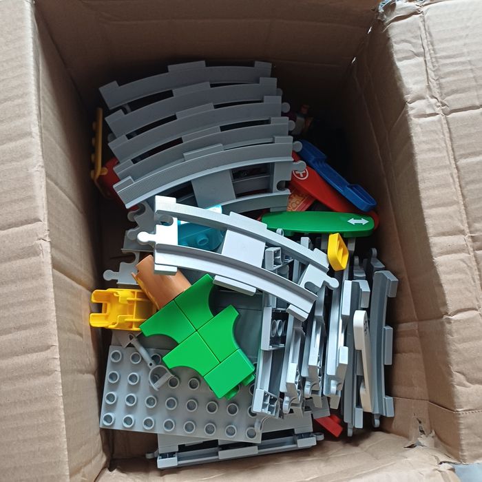 Klocki lego duplo pociąg kolejka parowóz 10874