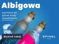 WYMIANA gaz CO2 do SODASTREAM Albigowa i okolice Spinelsoda