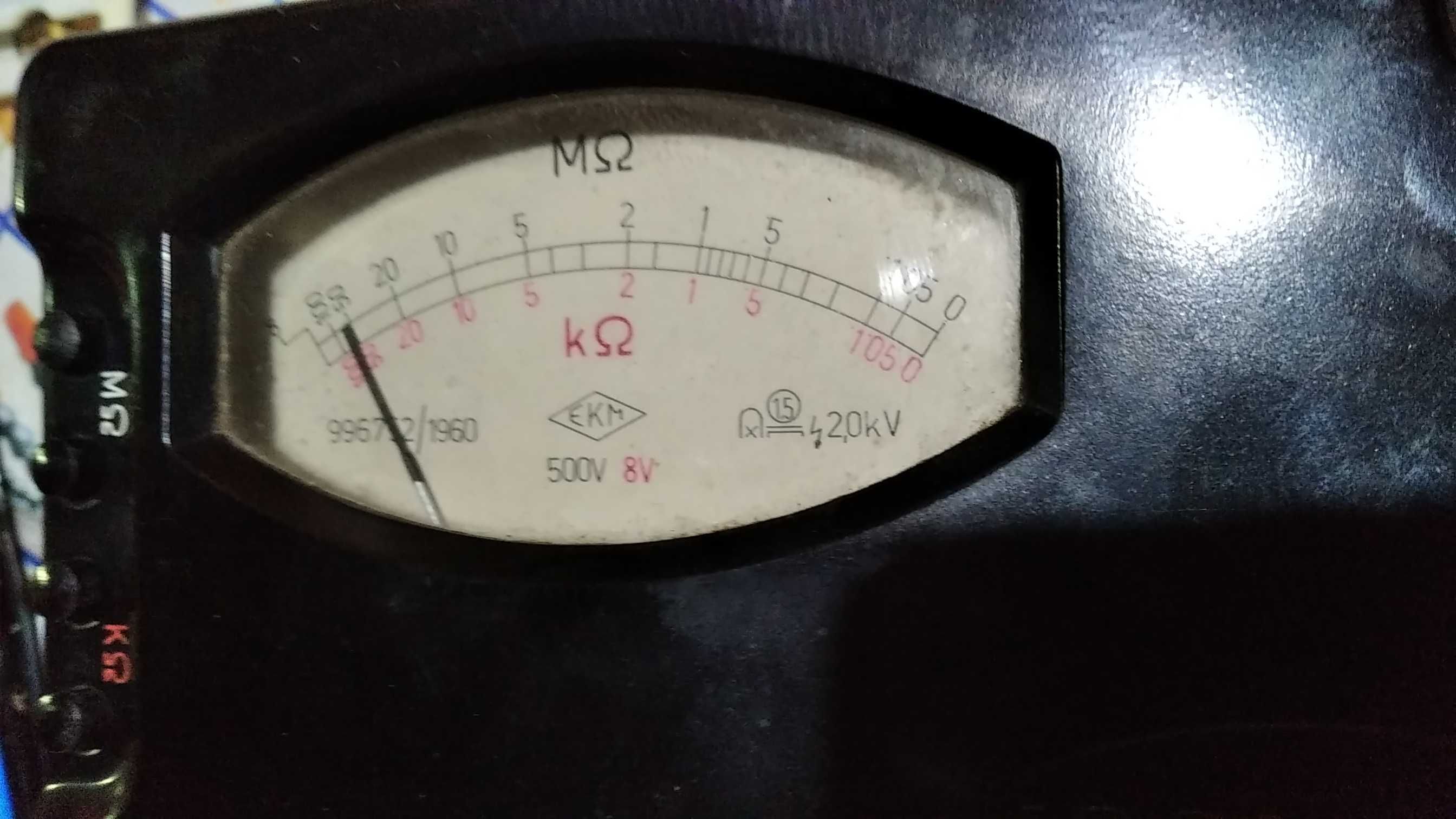 Mega ohmimetro antigo