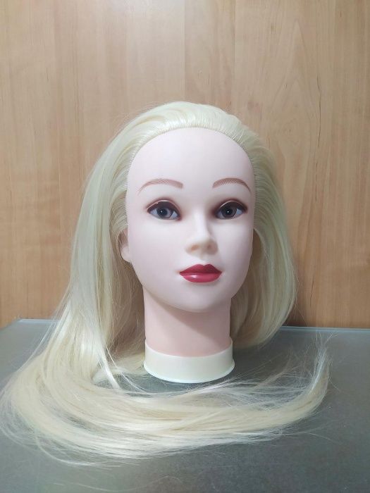 Манекен для зачісок, термо-болванка, голова учбова, маникен+ штатив