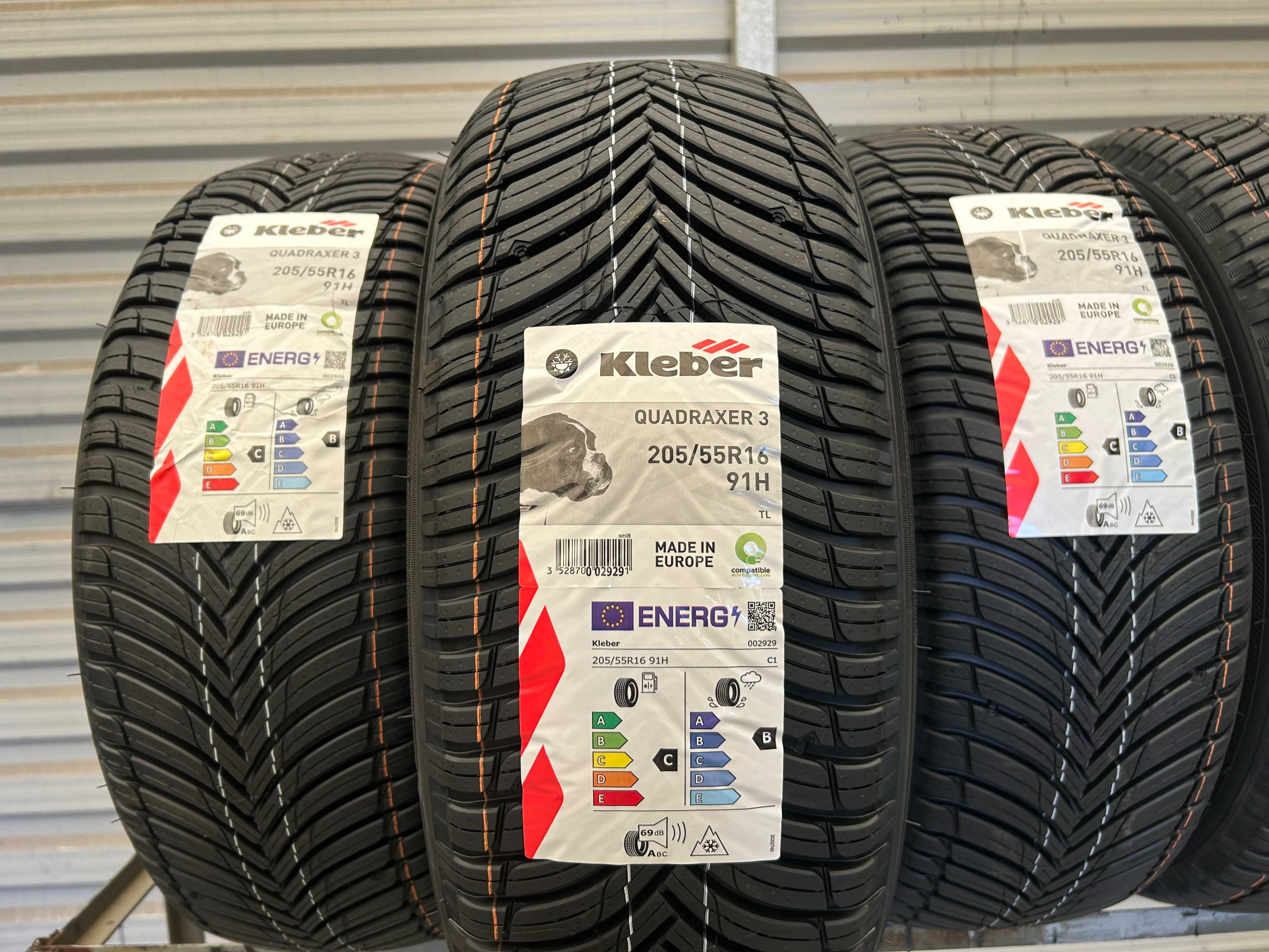 4szt Nowe całoroczne 205/55R16 Kleber Quadraxer3 2024rok! C,B,69db gwa