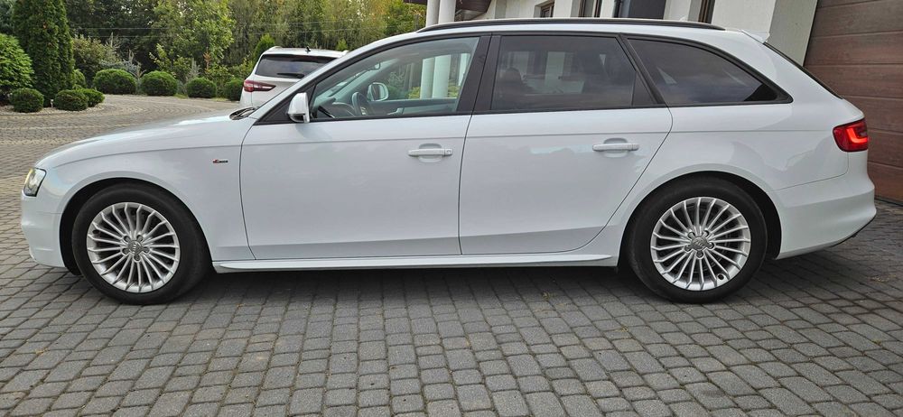 A4 B8 2015r. 2.0 TDI 150KM 190tys km S-LINE Biała Perła PIĘKNA!!!