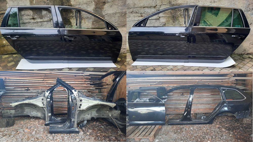 Двері двери дверь Шкода Октавія А7 13-20рр чорні LF9R