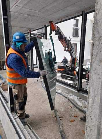 Mini Żuraw, BG LIFT M250, Dźwig, Pająk, Montaż - wynajem z operatorem.