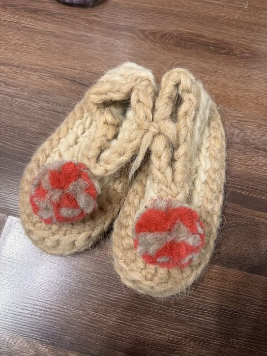 Капці вовняні, тапочки, чуні