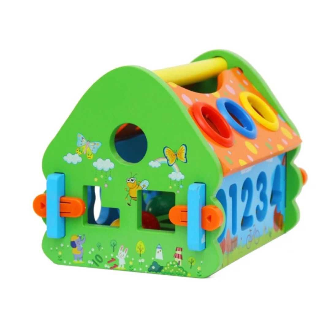Nowy Domek edukacyjno-manualny z cyferkami dla dzieci montessori