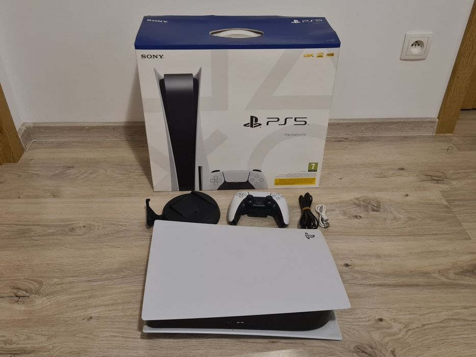 PlayStation 5 napęd DVD ps5 pad edge komplet ideał + gra bf2042