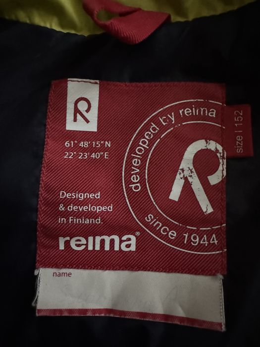 Куртка 3 в 1 демісезоний пуховик reima 152 см