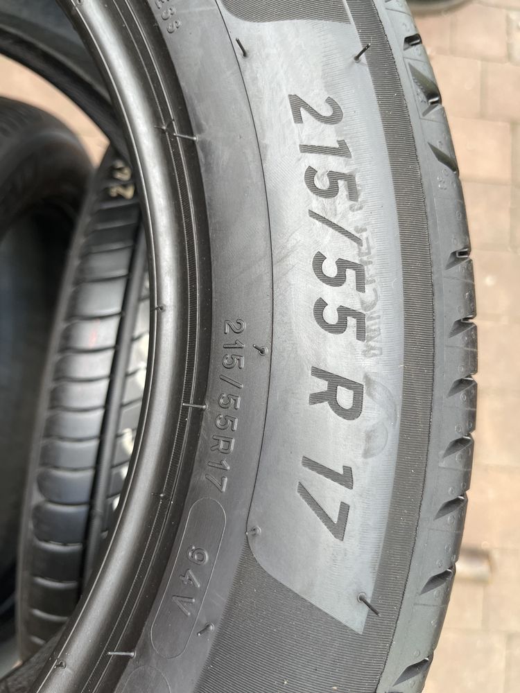 4x215/55/17 Michelin  Primacy 4 Jak NOWE DEMO  2024 rok