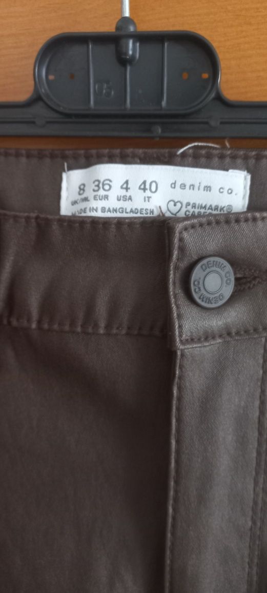 Spodnie Primark woskowane 36