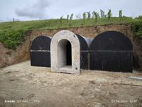 Piwnica betonowa 350 ziemianka ogrodowa B30W8 drzwi schody wentylacja
