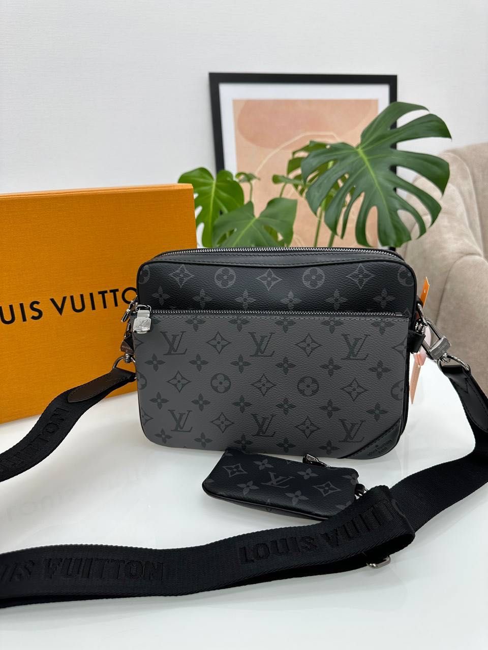 Сумка рюкзак бананка lv Louis Vuitton