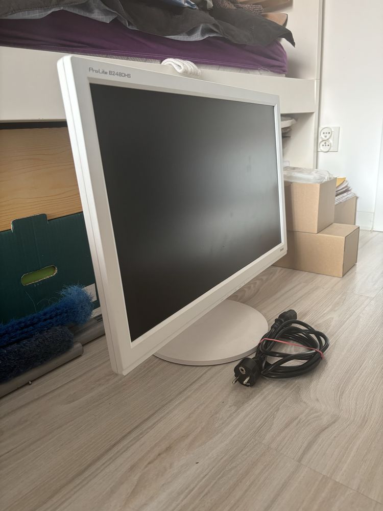 Monitor iiyama 23,6" ProLite B2480HS + kabel zasilający