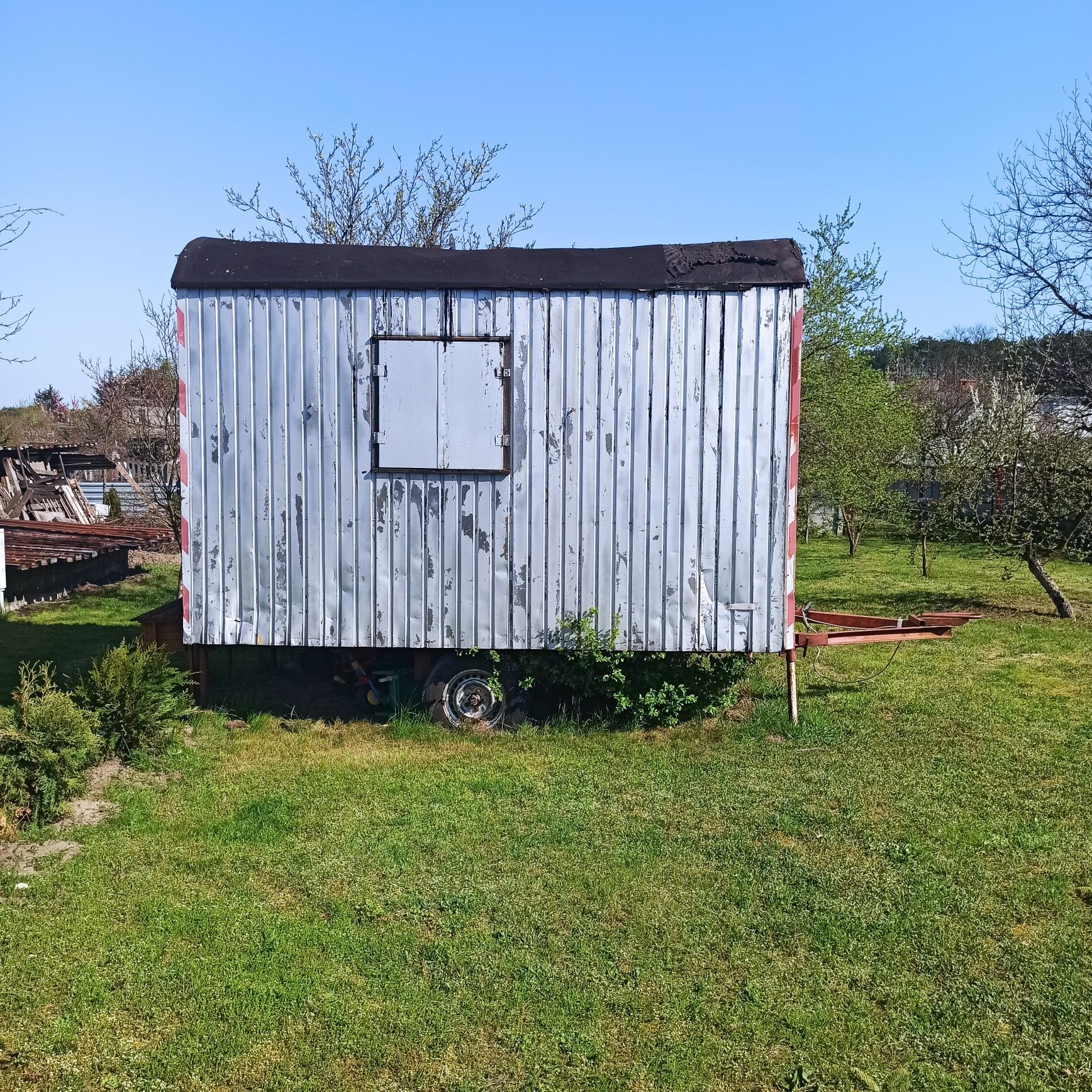 Barak budowlany altana camping domek na działkę samojezdne możliwość t