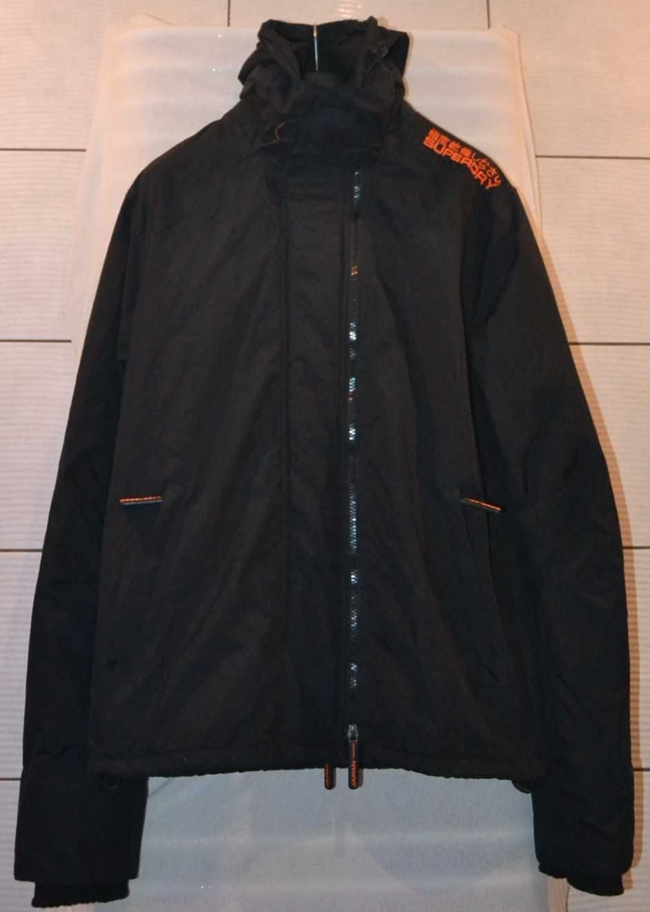 SUPERDRY Japan Windcheater Kurtka Kaptur L Oryginalna 100% Super Stan