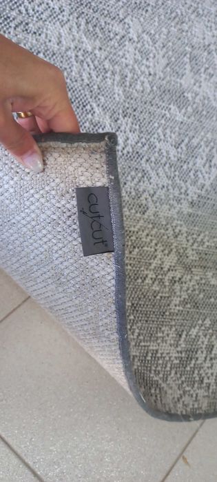 Carpete pérola e cinza 3mx3.50m