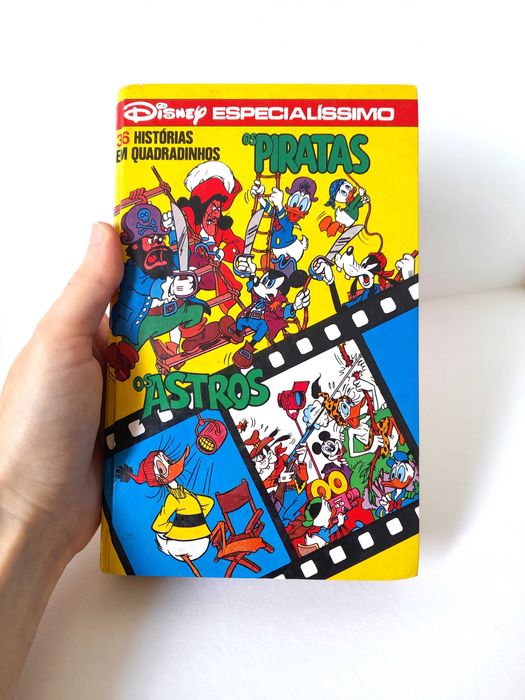 Livro Vintage de BD Disney Especialíssimo Número 6 Coleção Anos 80