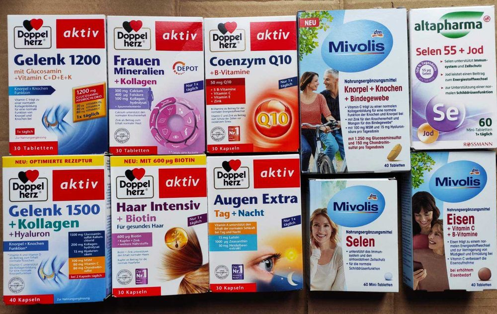 Doppel herz Mivolis Омега 3 вітаміни харчові добавки Німеччин