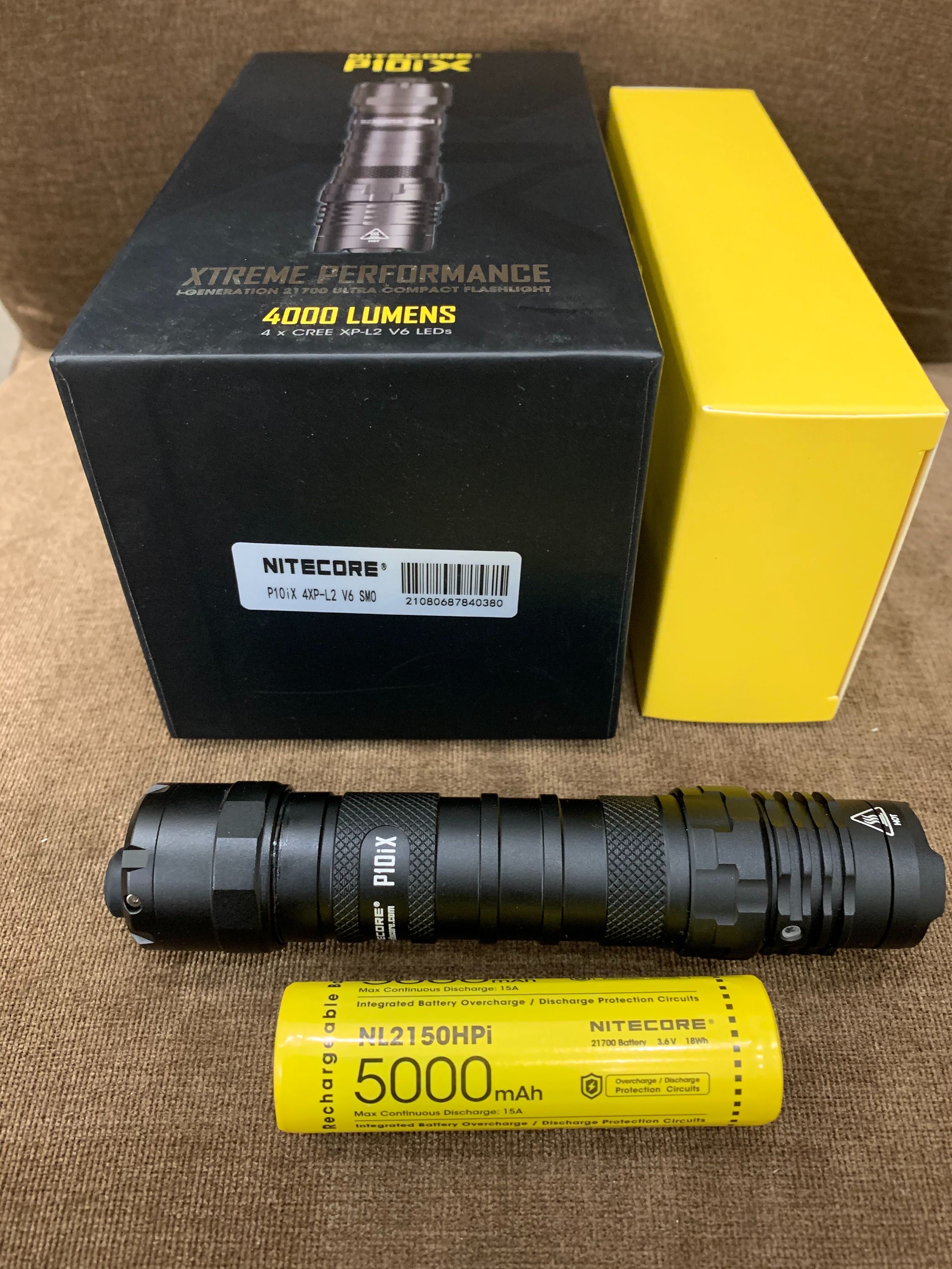 Nitecore P10iX (USB Type-C)/4000люмен/Надпотужний тактичний ліхтар