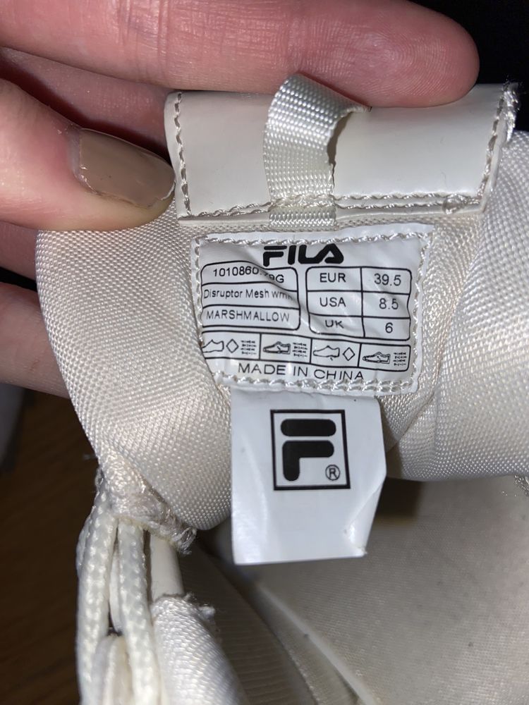 Fila Disruptor Mesh wmn Marshmallow, buty sneakers, 39/39.5