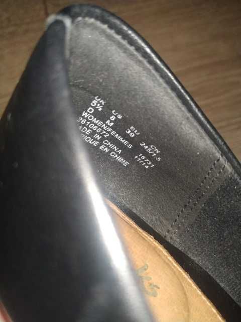 Clarks czółenka czarne rozm 39