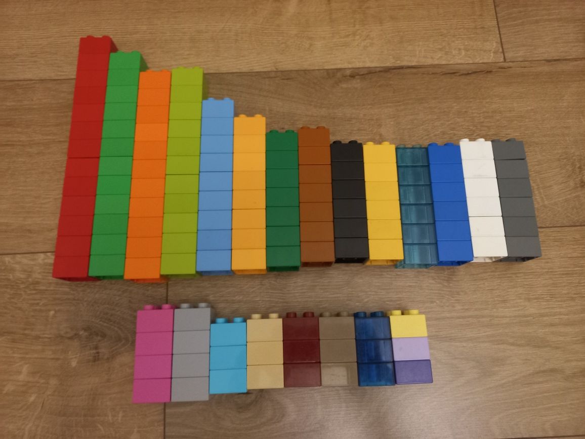 Lego duplo  klocki podstawowe mix kolorów ponad 120szt