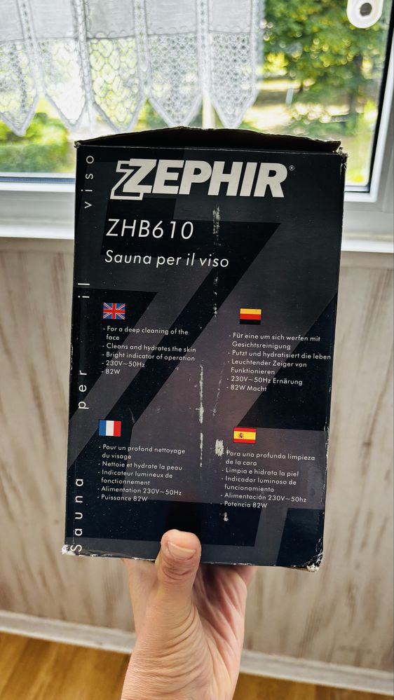 Сауна для обличчя шиї Zephir ZHB610