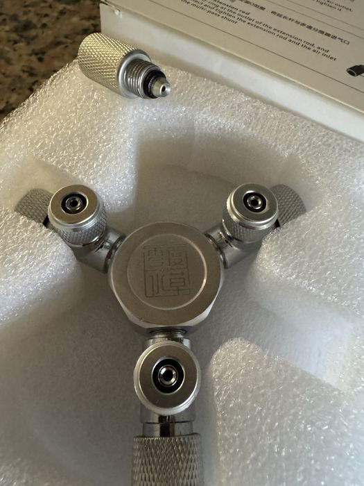 Splitter 3 vias para co2